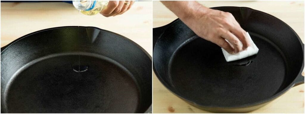 Cast Iron Seasoning Process