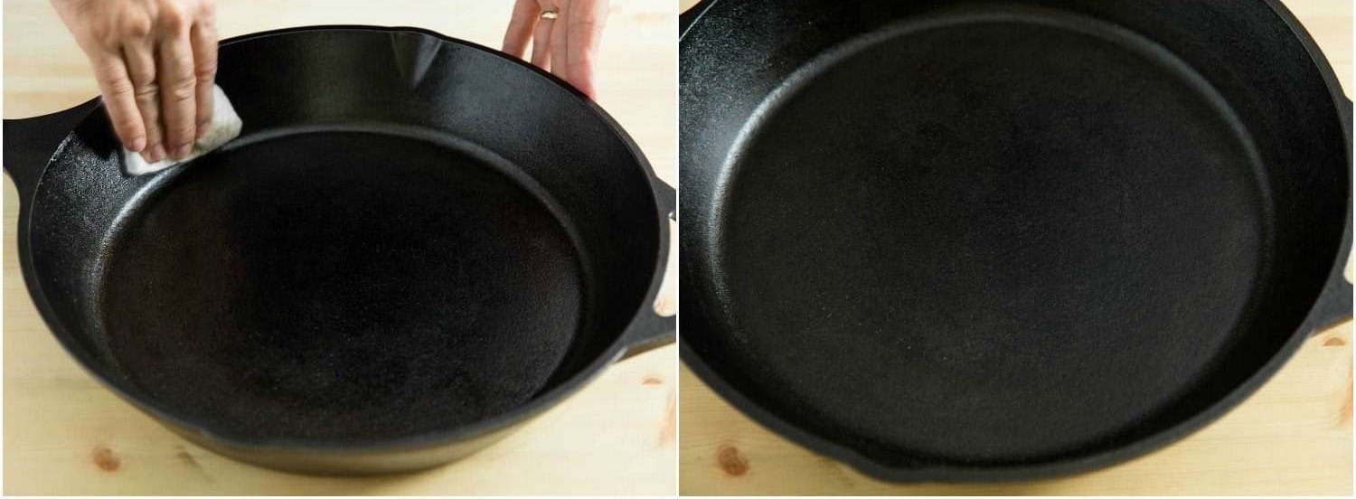 Cast Iron Seasoning Process